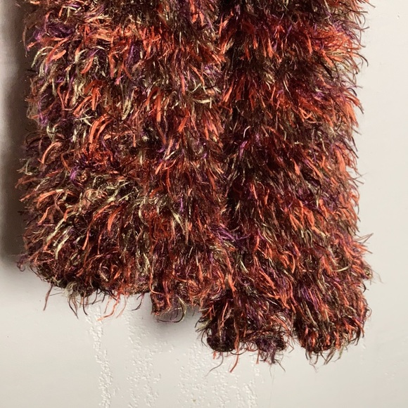 Multi colored fuzzy scarf! - Picture 5 of 5